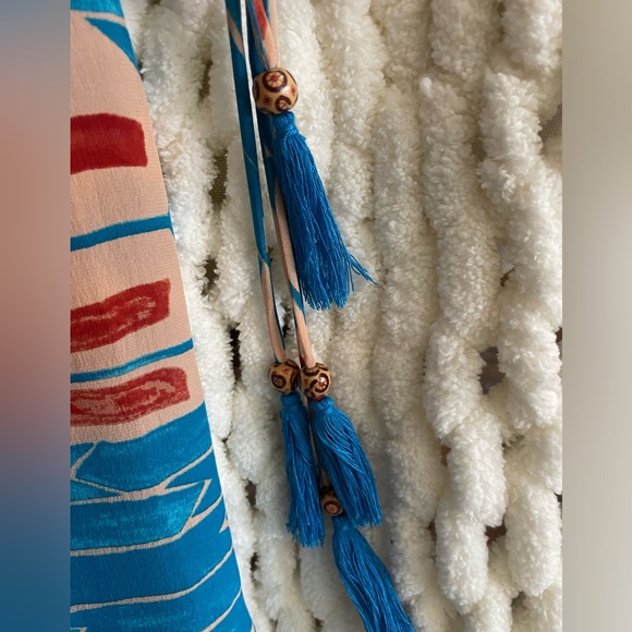 Anthologies Plenty by Tracy Reese Desert Turquoise Maxi Dress size Small - Picture 15 of 16